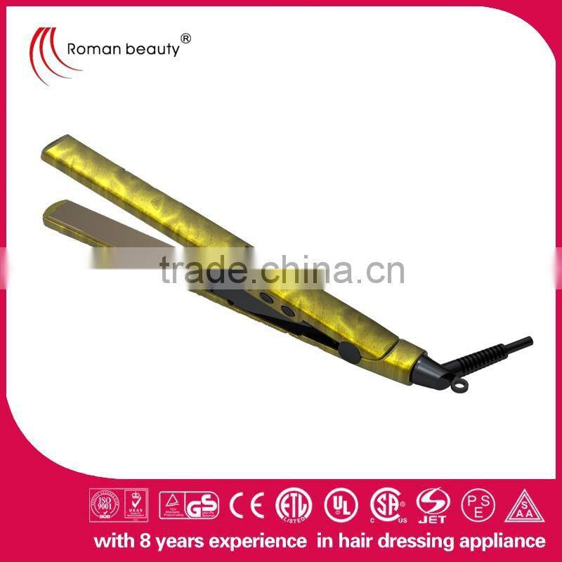 korea technology dual plates cold hair straightener flat iron RM-23