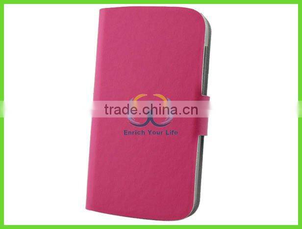 Romantic pink leather skins for cell phones case for htc