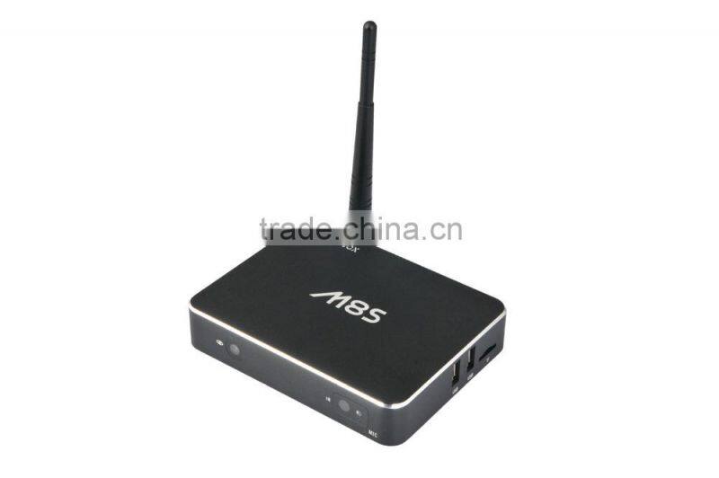 M8S RK3288 Quad core 4.4 full hd 1080p porn video android tv box 2G/16G bluetooth 4.0 and 2.0MP camera with remote control