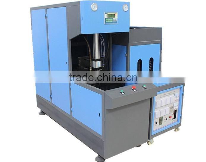 Two cavity semi automatic blow moulding machine with factory price