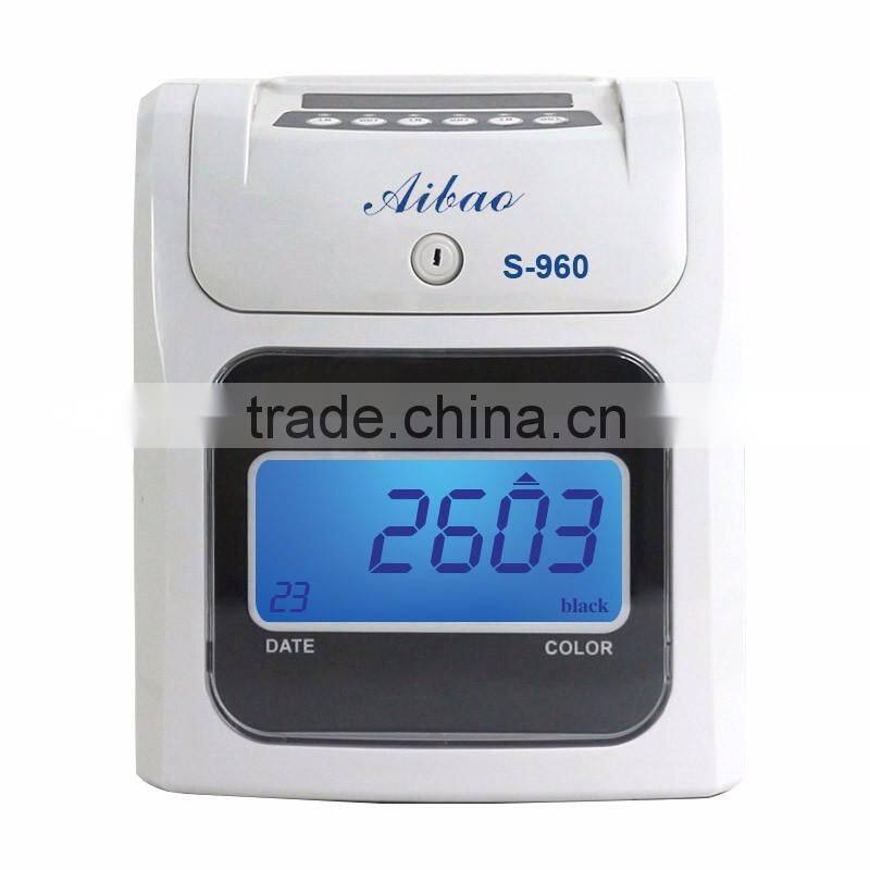 time sheet punch attendance machine