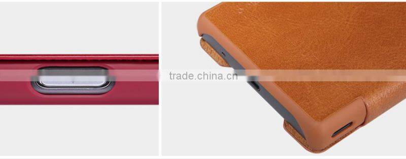 New arrived classic stylish leather case For Sony xperia z5 comapct