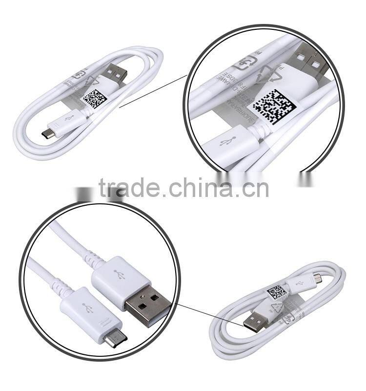 Popular ECB-DU4AWE white mobile phone usb date cable with 1.0m length for samsung