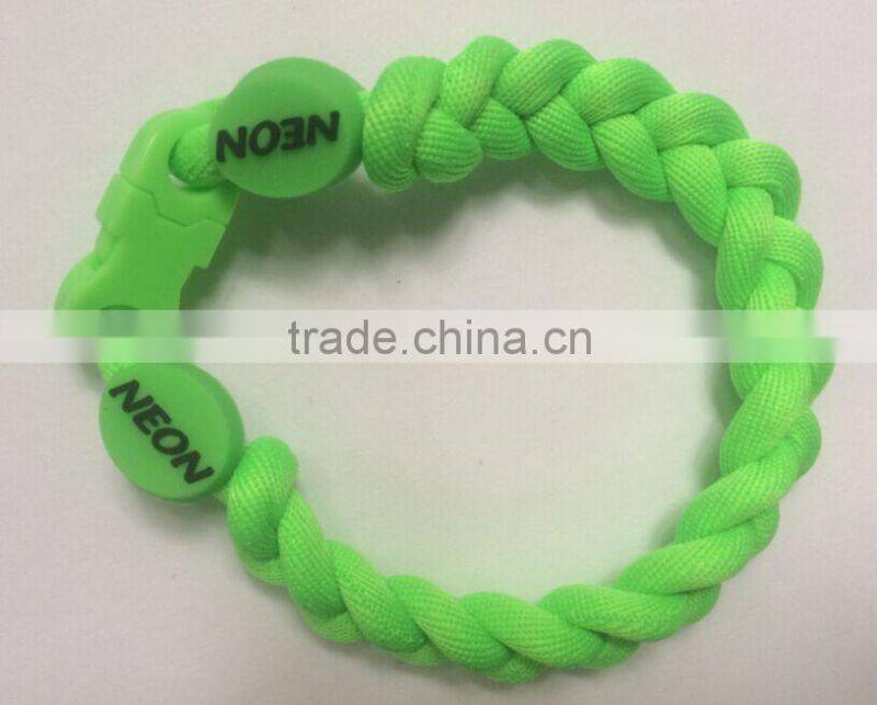 Triple Braided Neon Cord Bracelet