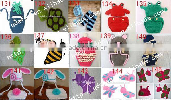 crochet newborn coconut costume for photography prop