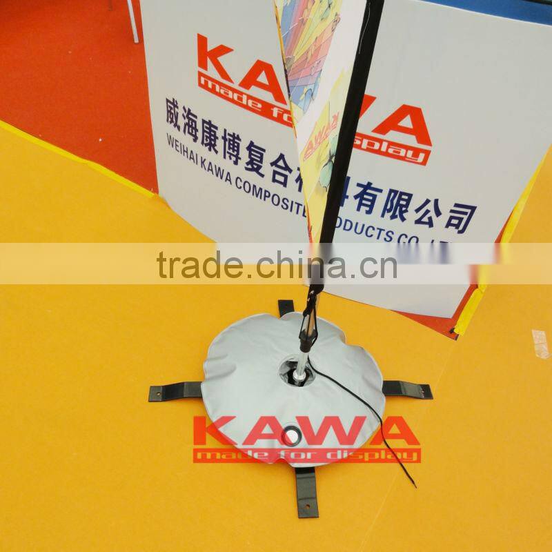 Water bag round deluxe for cross base and outdoor advertising Samples