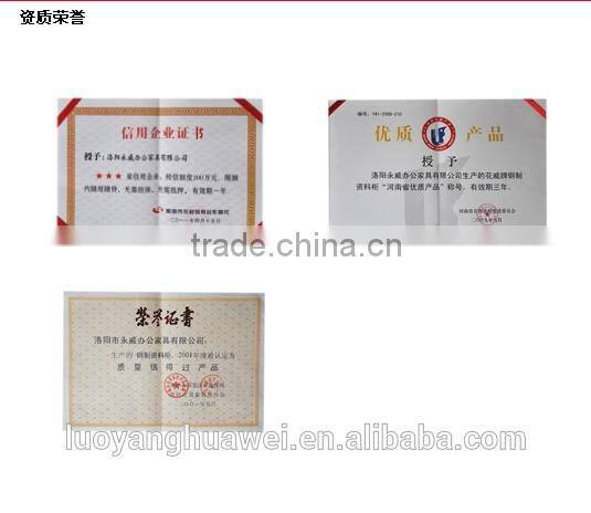 Bookcase with glass doors model / KD sliding glass door filing cabinet / Steel lockable cabinet with glass door