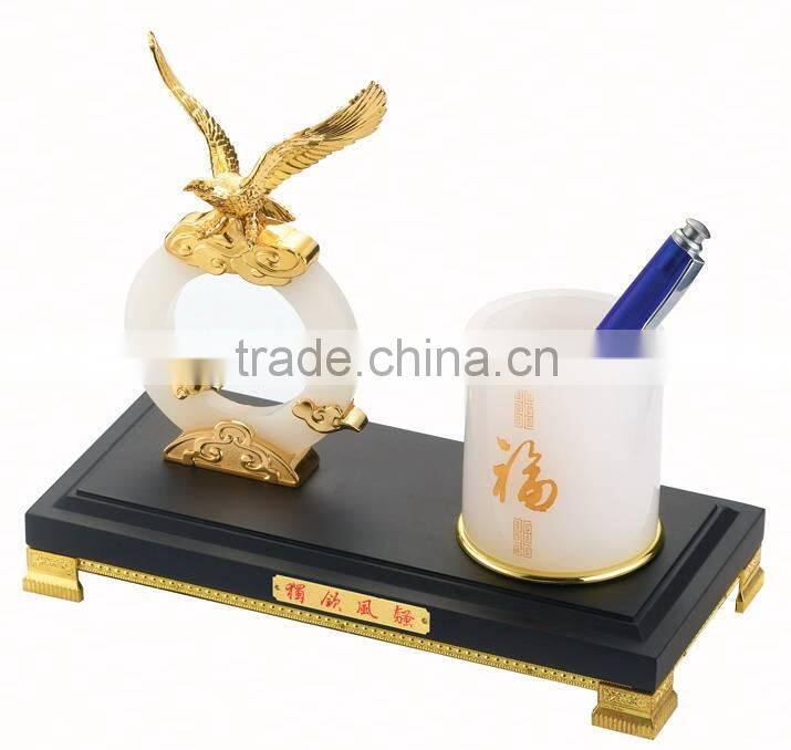 Personalized metal Horse pen holder