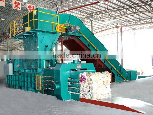 PL control CE&ISO horizontal semi-automatic baler
