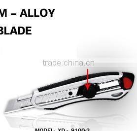 tool cutter 18mm Snap Off Blade Aluminium Alloy screw lock Utility Cutter Knife