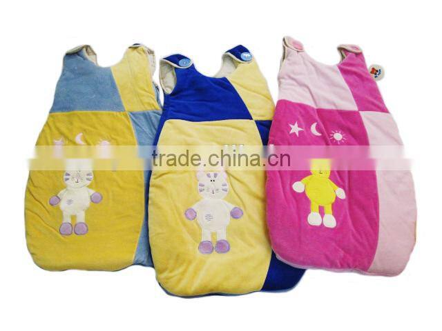 baby sleeping bag/ Embroidery baby sleeping bag pattern/baby sleeping bag wholesale/custom baby sleeping bag
