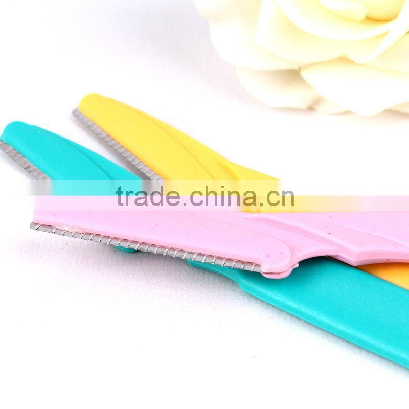 Wholesale 3pc/set plastic eyebrow trimmer