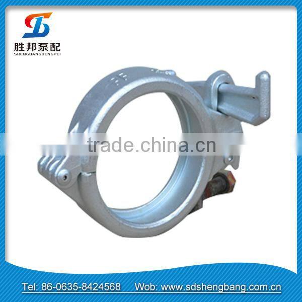 concrete pump pipe clamp rubber lined pipe clamp