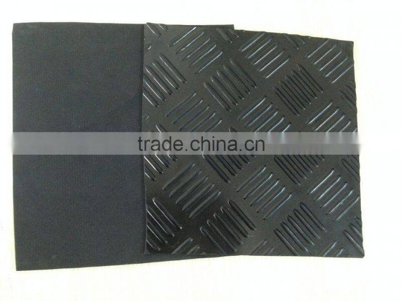 Checker rubber sheet matting,rubber sheet mat