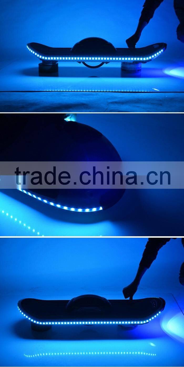 Wholesale new design self balancing skate board one wheel electric skateboard bluetooth