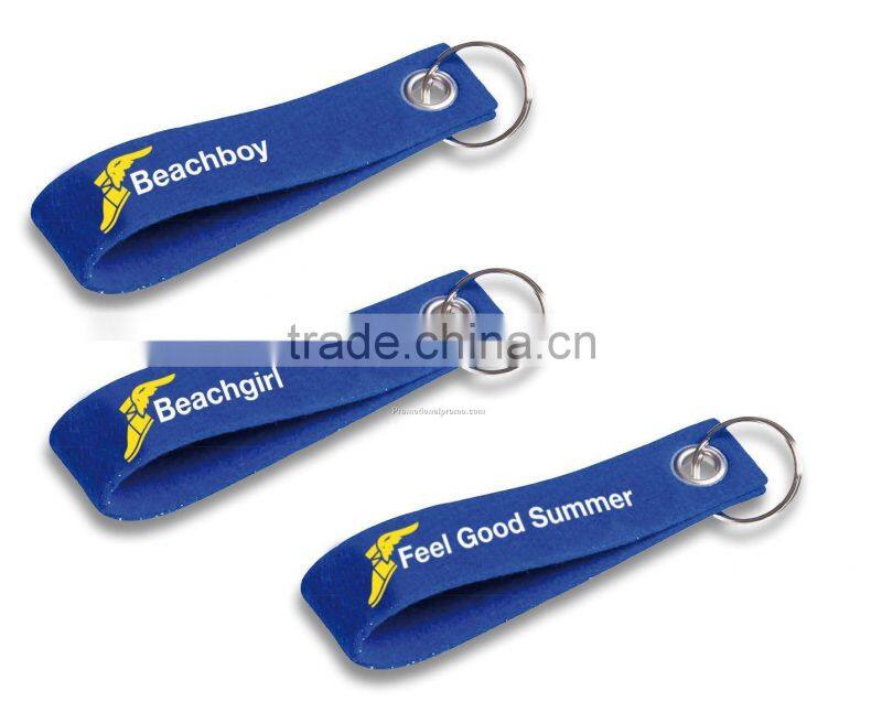 Promotional Advertising Give-away Felt Loop Keychains