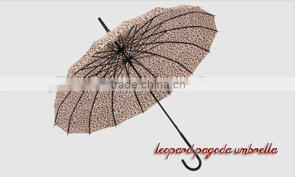 Fashion Pagoda Parasol Umbrellas Leopard/ Lace Edged/ Rainbow