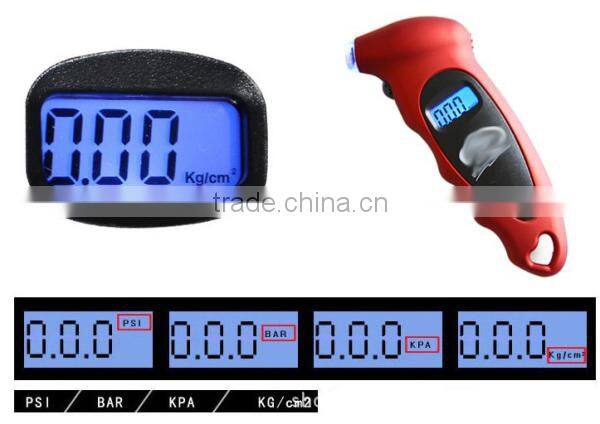 LCD Electronic Digital Display Backlight Digital Tire Pressure Gauge