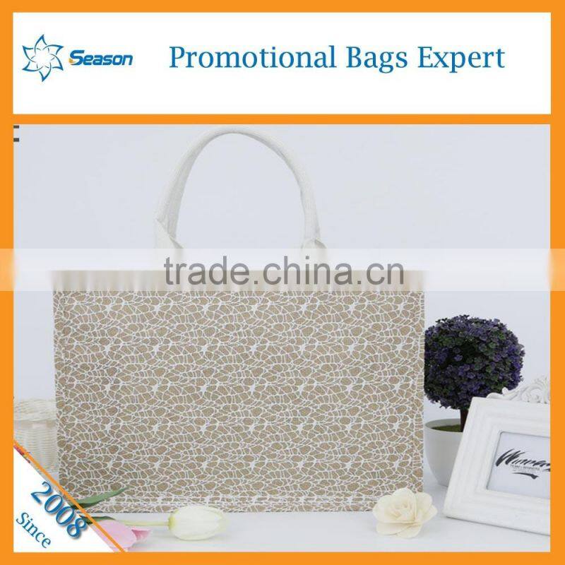 Taobao wholesale jute shopping bag jute bag cheap prices of jute bag