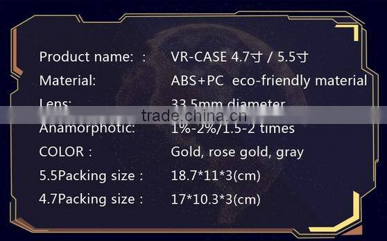 Folding VR glasses Virtual Reality Glasses Case, Virtual Reality Mobie Phone Case