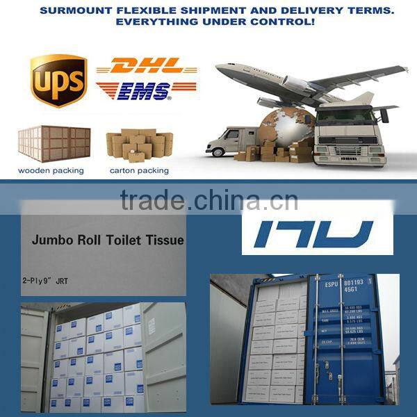 Natural white jumbo reel toilet tissue