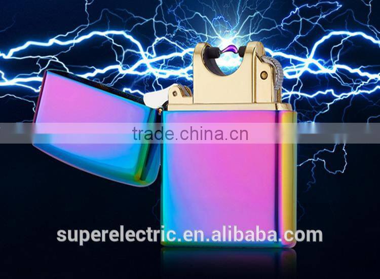 Professional design protable usb lighters high quality custom single arc cigarette lighter