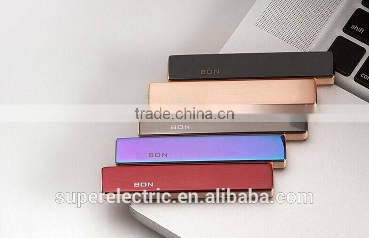 High quality new design colorful ultra-thin electric usb fire lighter