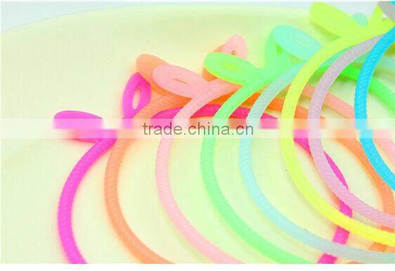 wholesale2014 fashion colorful animal shape silicon bracelets elastic Rabbit ears hair rubber bands