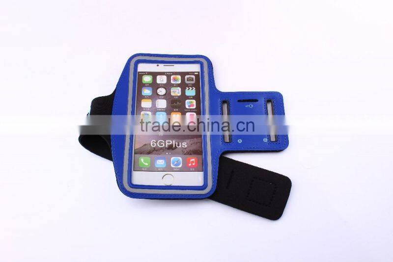 For apple iphone 6 sports armband, mobile phone Sport Armband Case with Key Holder and Headphone
