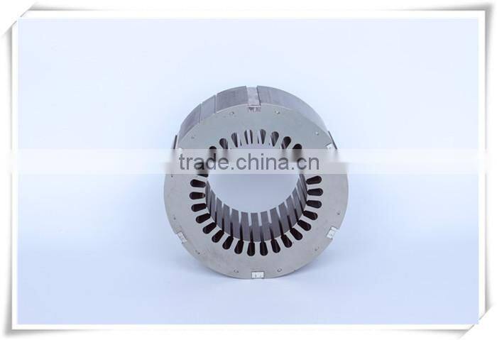Universal electric motor stator and rotor with high quality