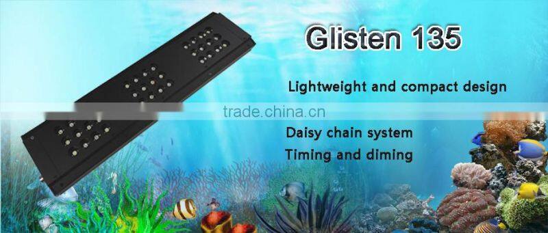 Elegant design product 135W freshwater saltwater led aquarium light glisten 135