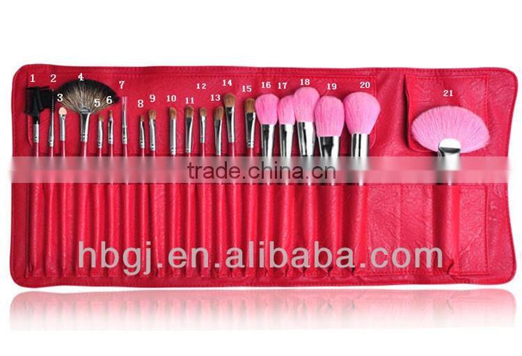 21pcs Kolinsky Red Brush Best Skin Care Products