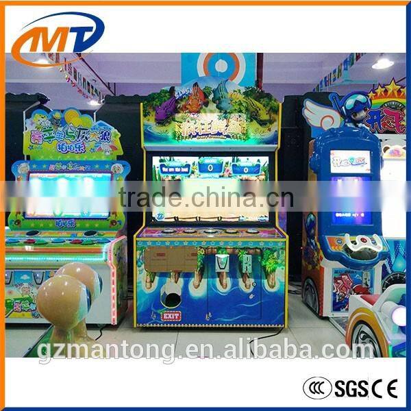 2016 new arrival and Funny Crazy Crocodile kids hitting game machine for sale