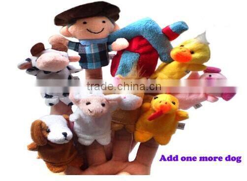 The Nursery Rhyme Finger Puppets "Old Macdonald Had A Farm" Baby Toys For Children JPtoys140704
