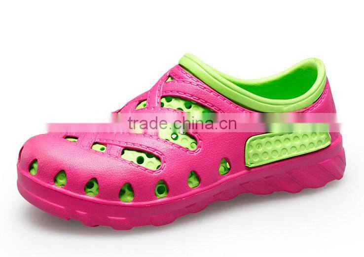 2015 new products colorful eva garden shoes casual eva injection girls clogs
