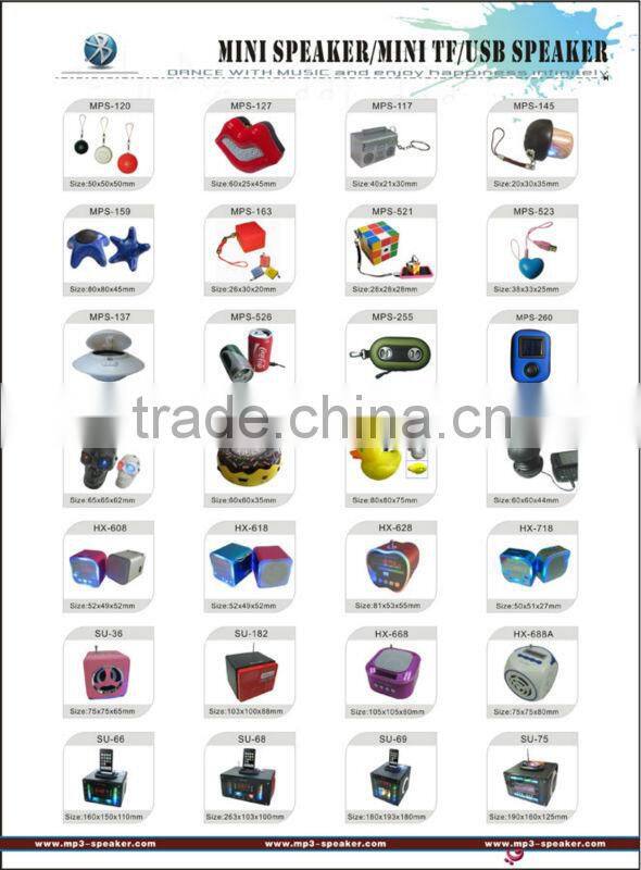 MPS-096 rechargeable portable usb multimedia bluetooth speaker