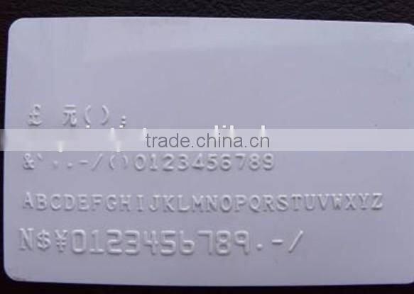 new model embosser machine for pvc card