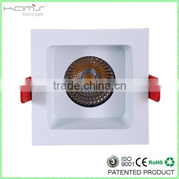 10w 85lm/w led lens ceiling square ceiling light ceiling spot light