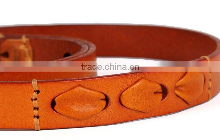 15 Years Belt Factory Wholsale Price Original Famale Leather Belt SWF-W1506070104