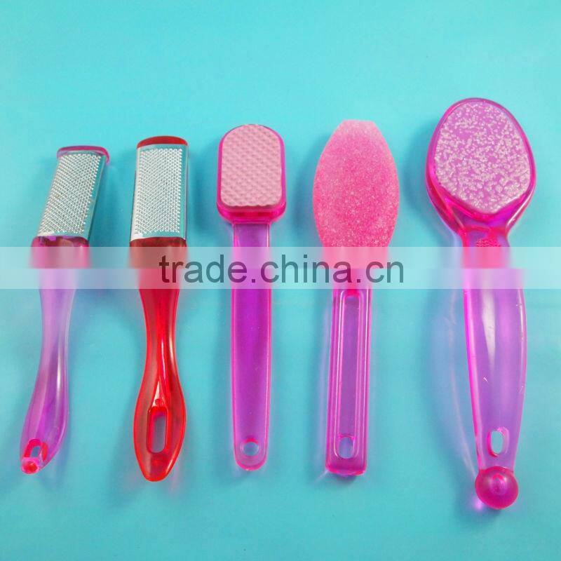 Plastic handle foot nail file