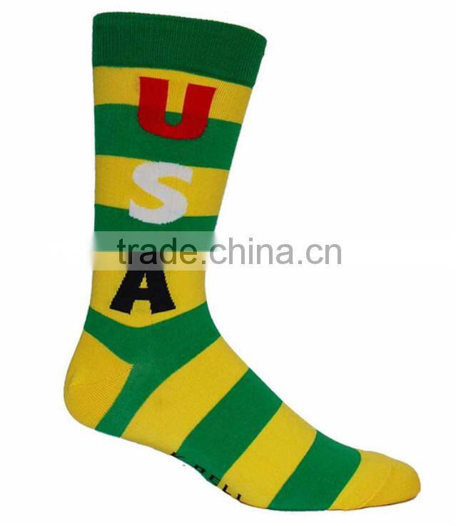 USA Soccer World Cup Sport Socks Man Sock