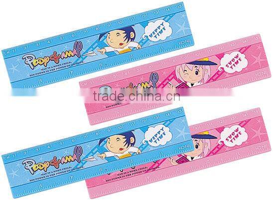 cheap price Non-toxic 15cm plastic scale ruler