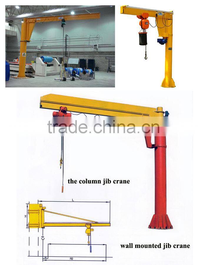 Stationary jib crane, pillar mounted jib crane, column mounted jib crane, floor mounted jib crane, jib crane