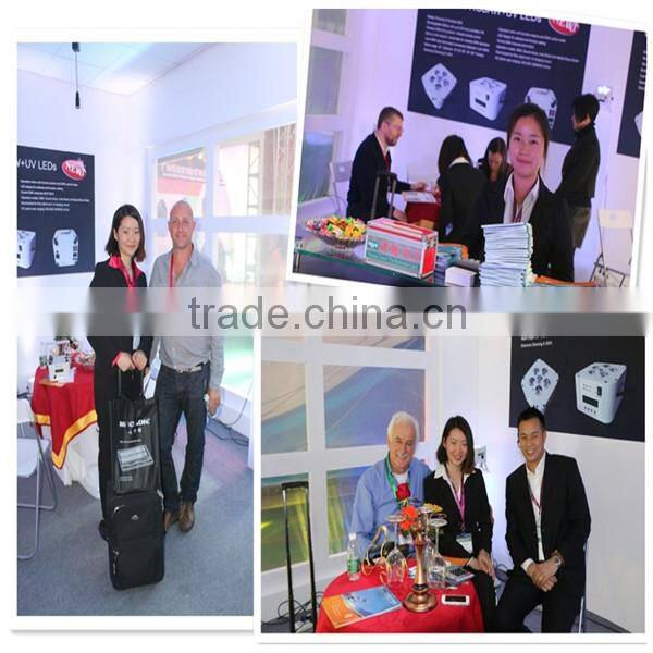 IP65 waterproof light 12 x 15W RGBWA aluminium profiles led display outdoor DMX lighting