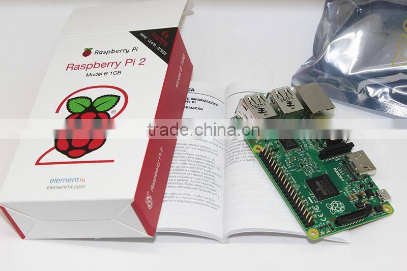 Raspberry Pi 2 Model B Complete Starter Kit -- Raspberry Pi 2 Model B / transparent case / 2.5A Power supply / Wifi Adapter