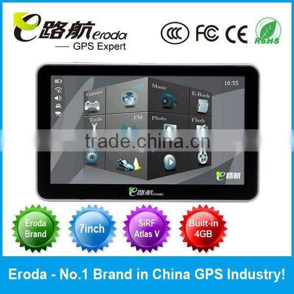 7" Eroda GPS for Car