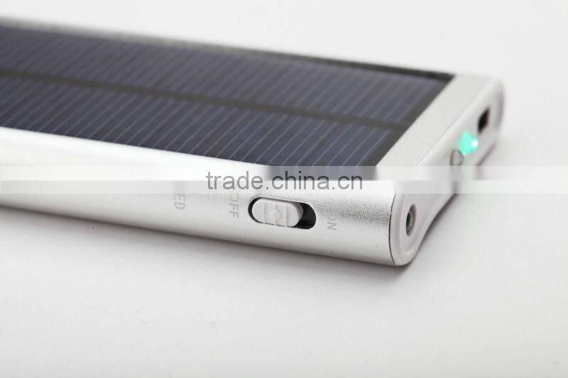 hot selling Sungzu real 2200mah portable solar charger for mobile phone/tablet PC