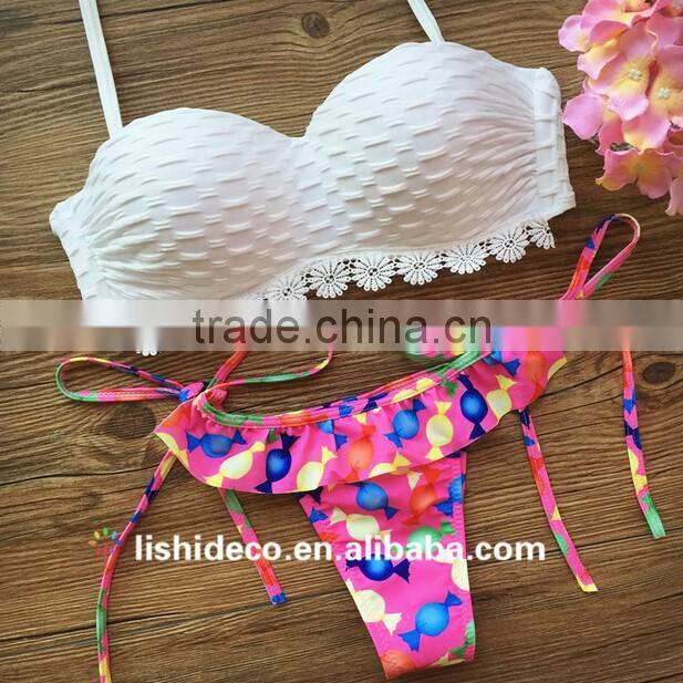 Red new sex hot girl sexy american style bikini