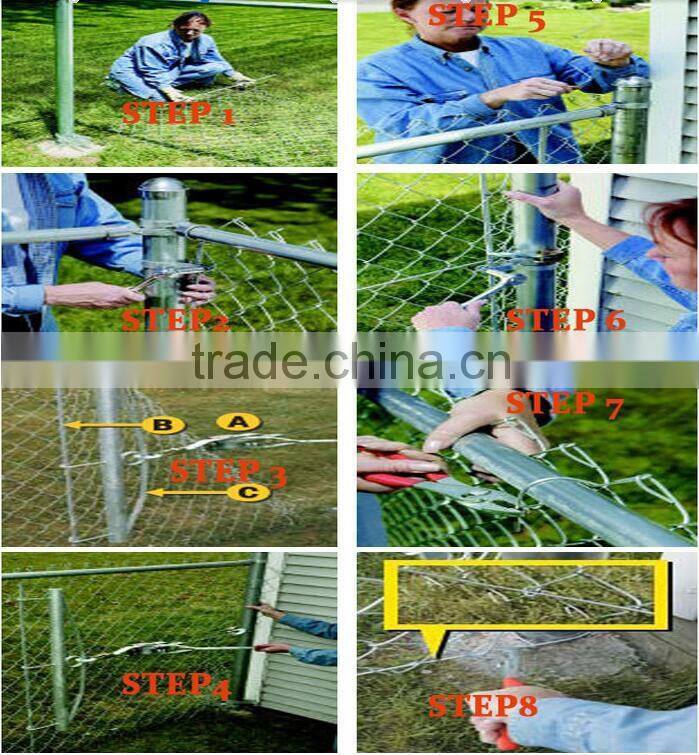 Galvanized Cyclone Wire Mesh/Sports Ground Fence