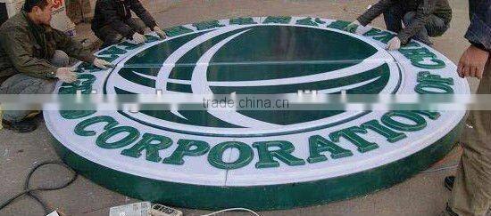 Factory hot sell: led acrylic outdoor sign billboard